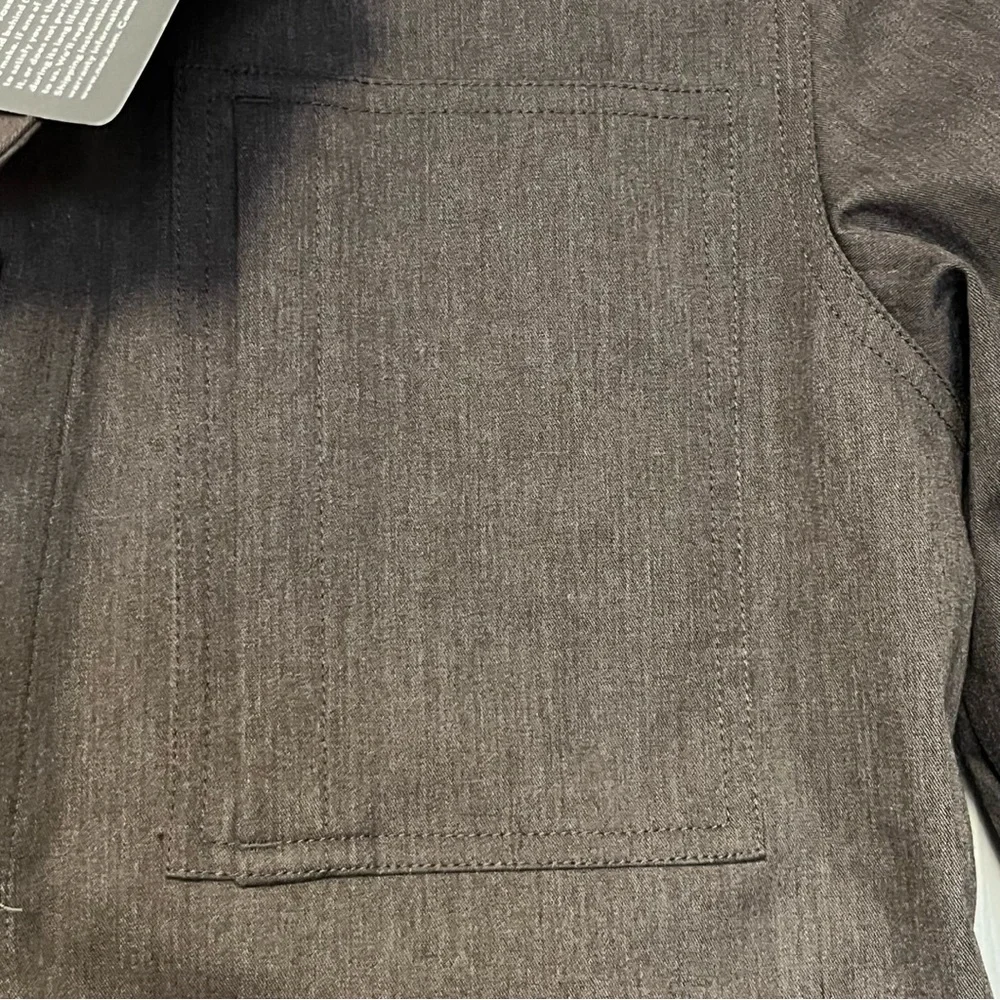 NWT Nau Atelier‎ Blazer Men's Dark Brown Tobac Heather Size Medium